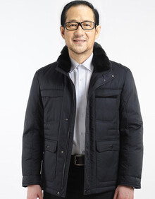 昊吉 冬装新款 中老年<em>羽绒服</em>短款<em>男</em>加厚 爸爸装