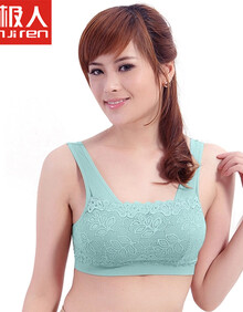 <em>南极人</em>女士无钢圈<em>无痕</em>性感裹胸运动内衣<em>胸罩</em>防