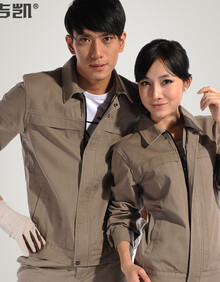 拓吉凯工装上衣 纯棉 工厂车间 电工焊工工作服