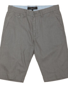 美特斯邦威男装<em>麻质</em>休闲<em>短裤</em>251024 卡斯岩灰