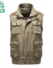 2014秋款男装AFSJEEP吉普正品<em>马甲</em>男款<em>马夹</em>