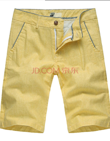 佐优品男装 2014年夏季新款<em>男士麻裤五分</em>裤 韩