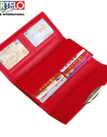 <em>卡帝乐鳄鱼女士钱包</em> 长款真皮钱夹 新款头层牛