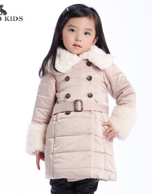 T100<em>亲子装</em>母女装<em>冬装</em>长款<em>棉外套</em>新年装E43