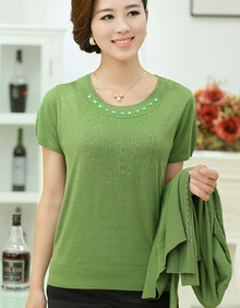 中老年女装 2014秋装新款妈妈装 <em>真两件套</em>长袖