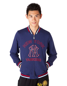 美职棒MLB<em>男式</em>洋基队连<em>开衫</em>家居服A3059 浅