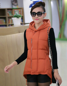 2014新款韩版秋冬天<em>女装</em>羽绒<em>棉马甲</em>时尚修身