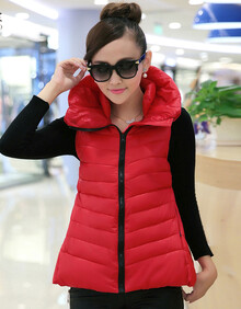 4秋冬百搭新款韩版修身羽绒棉<em>马甲女中长款休</em>