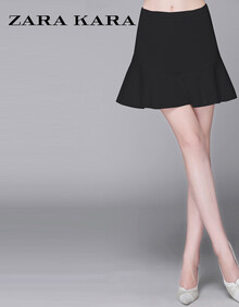 Zara <em>Kara女装</em>2014新款秋装半身裙 鱼尾下摆 