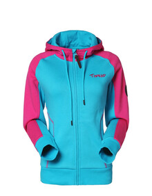 探路者2014秋冬户外<em>女款开衫卫衣</em>厚实保暖抓