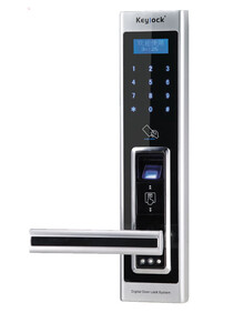 第吉尔keylock309电子指纹门锁电子门锁不锈钢锁体防盗门锁指纹锁家用