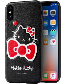 hello kitty 苹果iphonex手机壳 苹果10保护套 卡通可爱全包防摔立体