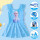 蓝色艾莎公主-1（连体裙）
