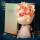 17朵粉康乃馨玫瑰花束+礼袋+灯串