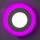 常亮白色+紫色开孔6-8CM