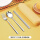 银色筷勺叉三件套+柠檬黄餐盒