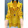 黄色 【蕾丝衫+毛衣两件套】