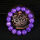 紫龙晶单圈手链8MM