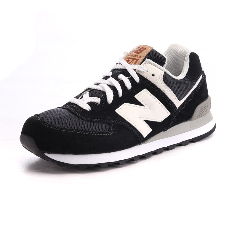 新百伦new balance 情侣复古休闲跑步鞋 运动鞋ml574ut 黑 降雪白 39.