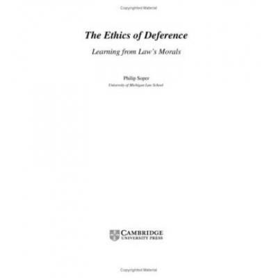 the ethics of deference learning from l.