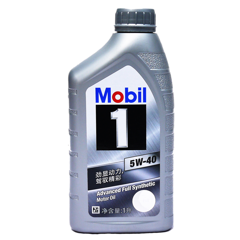 美孚(mobil)银美孚1号 5w-40 美孚一号 全合成汽车机油 1升 1l sn级