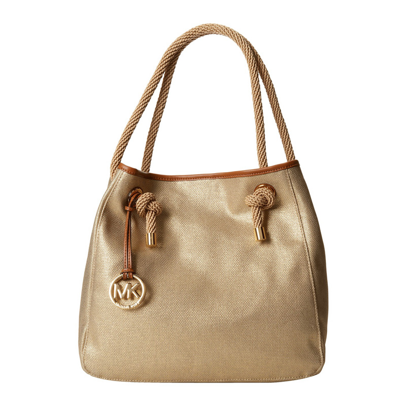 michael kors/mk迈克·科尔斯marina女包手提单肩包 gold