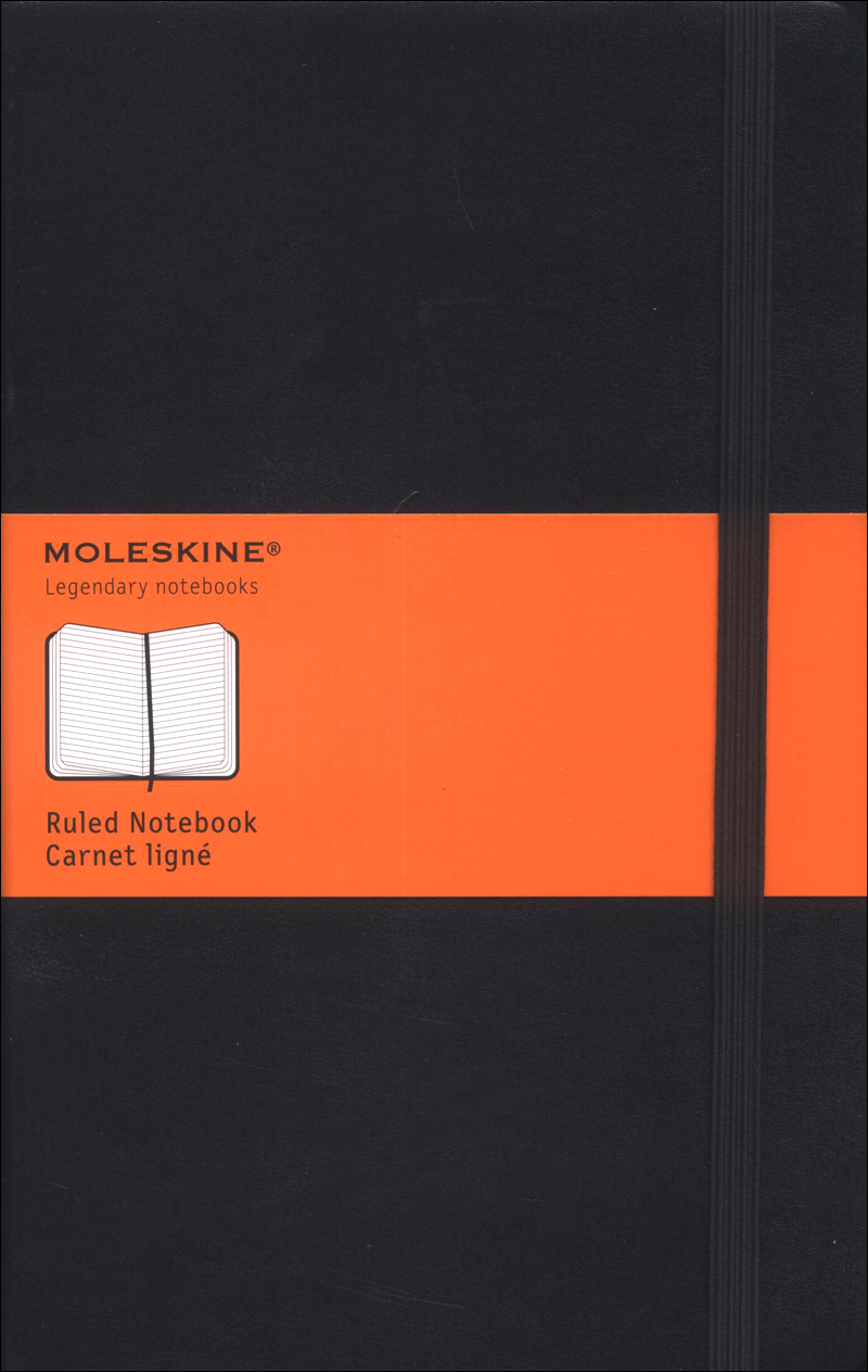 moleskine ruled notebook large [journal]