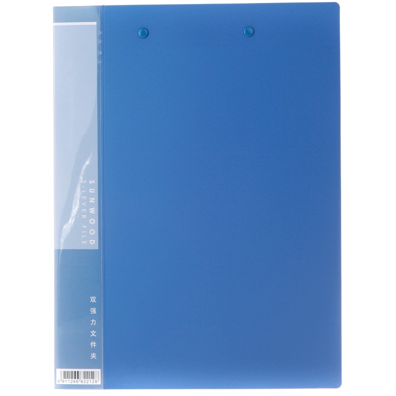 三木(sunwood)ab151a/w标准型双强力夹/实用办公文件夹a4--蓝色