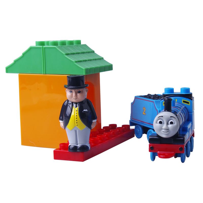 托马斯 组装小火车之爱德华 场景模型玩具 益智玩具