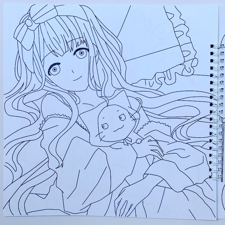 早教/智能玩具 早教启智 男女童城 特大号儿童画画本奥特曼填色本铠甲