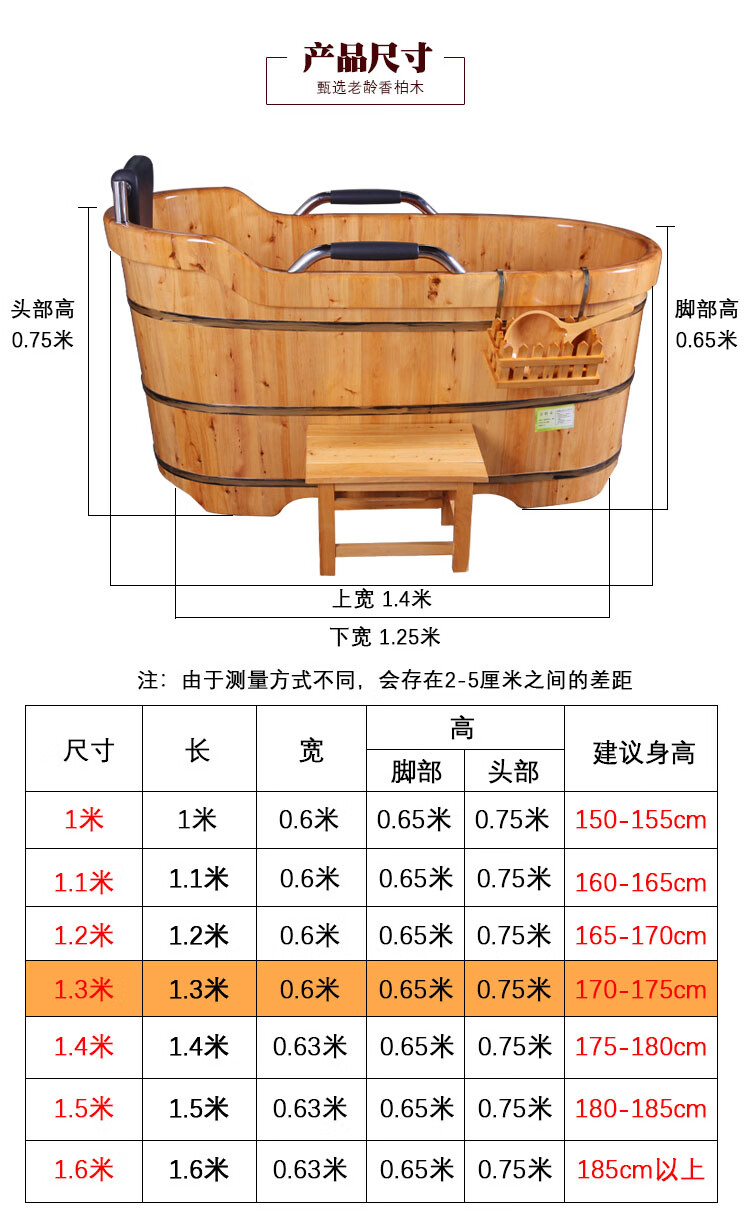 安康木桶浴桶成人泡澡桶全身沐浴盆大人洗澡盆洗澡桶木制浴缸实木浴盆