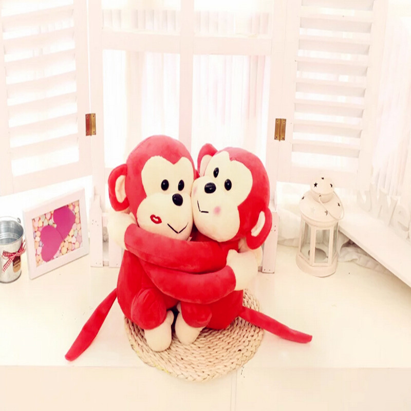 长臂猴毛绒玩具小猴子新款猩猩公仔布娃娃情侣猴玩偶生肖儿童礼物