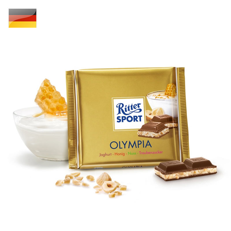 德国原装进口rittersport 瑞特斯波德多种口味巧克力100克休闲零食品