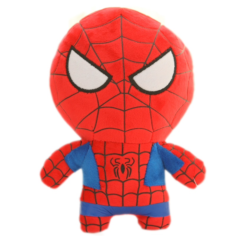 q版超人美国队长卡通娃娃公仔汽车挂件有吸盘_画画大全