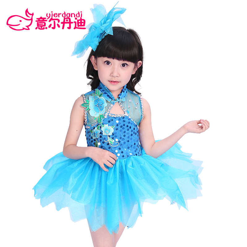 六一儿童演出服装 女童舞蹈表演服饰幼儿女孩舞台图片