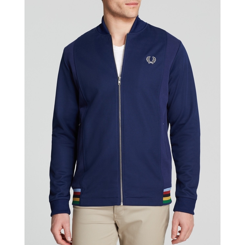 fred perry/弗莱德·派瑞 男装 男式休闲夹克 q00070399 french navy