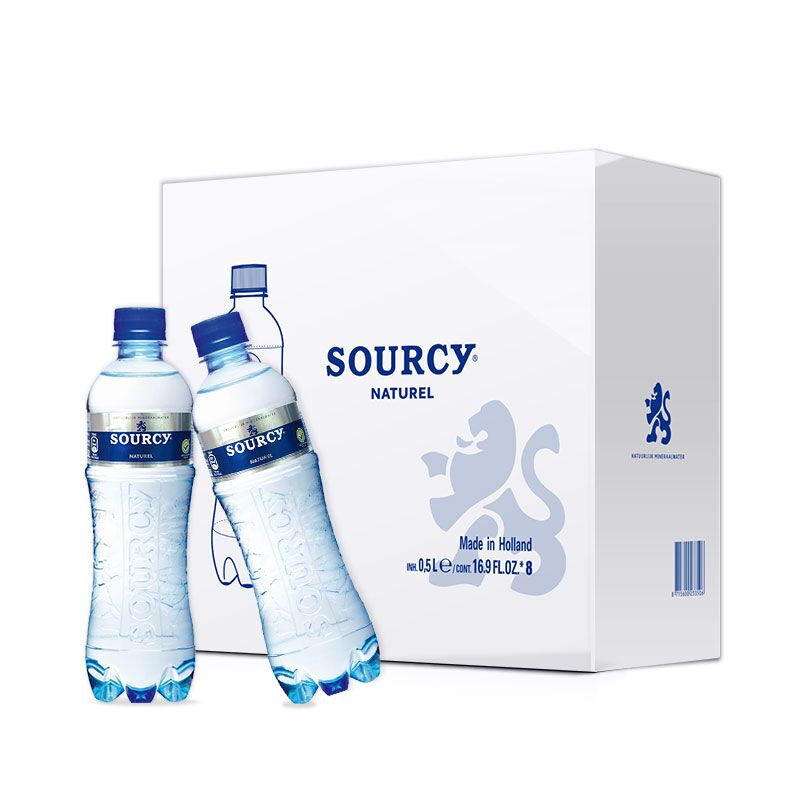 荷兰百年品牌 狮力 sourcy 天然含气泡矿泉水 330ml*6