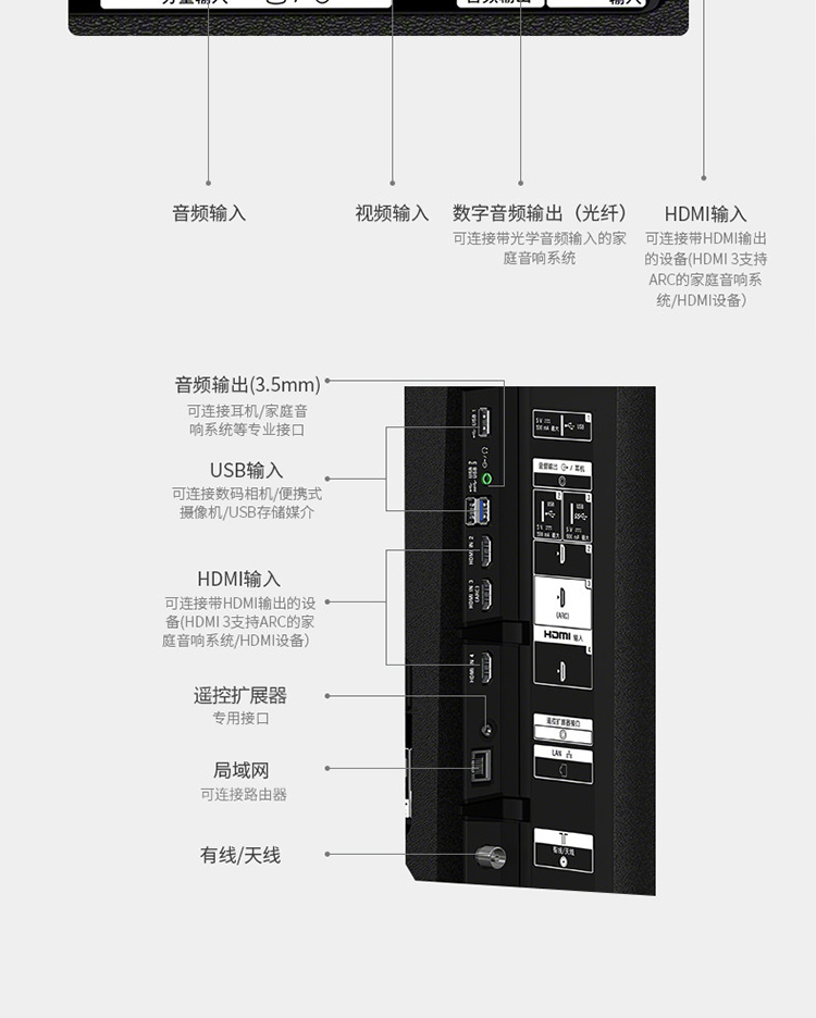 索尼(sony)kd-55x9500h 55英寸 4k超高清 hdr 安卓智能液晶超薄电视