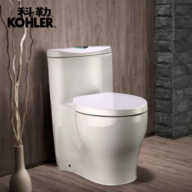 科勒(kohler)水漾坐便器马桶连体体座便器k-3869t-s/k山西雅居装修图片