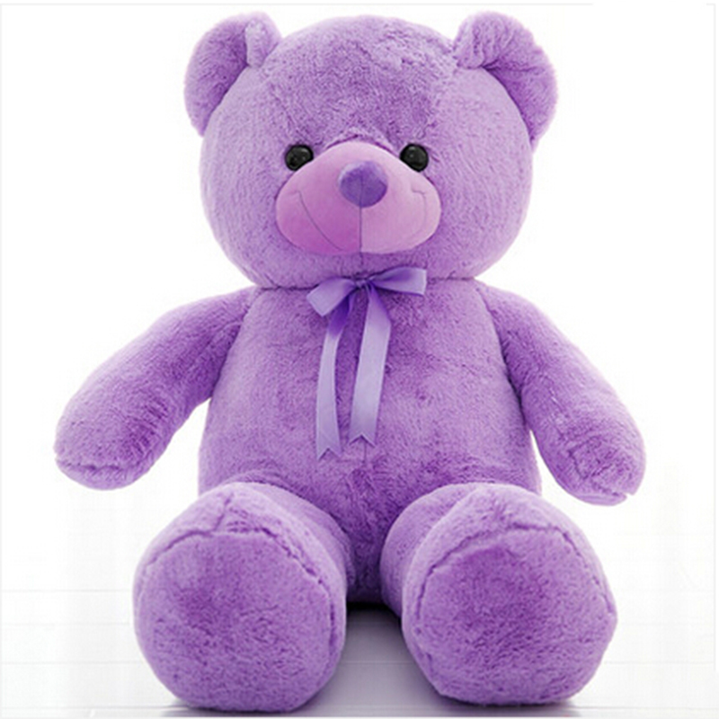 布娃娃毛绒玩具抱抱熊泰迪熊猫玩偶公仔紫色熊送女生情人节生日结婚礼