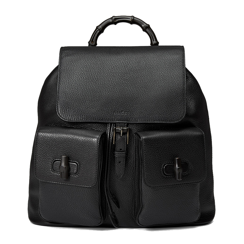 古奇(gucci)男款双肩背包 黑色 真皮 精致387097 a7m0r 1000图片
