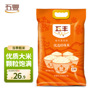 五丰 优选东北珍珠米 5kg