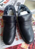 可依可靠冬季媽媽鞋棉鞋真皮短靴女平跟中老年女冬鞋毛皮鞋大碼軟底防滑棉鞋老年人棉鞋奶奶鞋 黑色頭層牛皮 37 曬單實(shí)拍圖