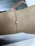 WithLove玫瑰18K金鉆石手鏈輕奢秀氣單鉆正品小鉆真鉆顯大送女友 【8分/H白】白18K金/現(xiàn)貨 曬單實拍圖