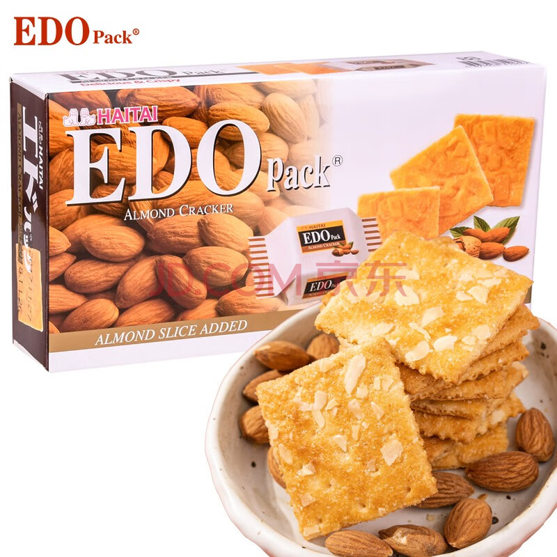 EDO pack韩国进口饼干172g*6盒装原味饼干酥性薄脆饼早餐下午茶休闲零食 