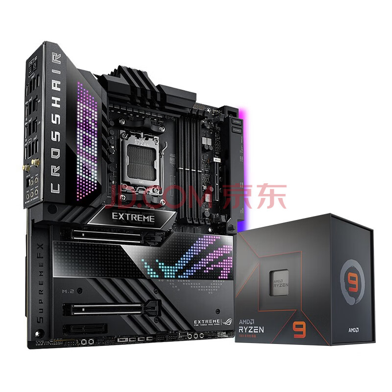 AMD 锐龙9 7950X 处理器(r9) 5nm 16核32线程/4.5GHz/AM5盒装CPU +华硕ROG X670E  EXTREME【图片价格品牌报价】-京东