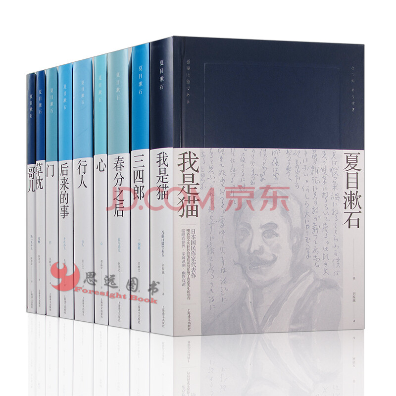 夏目漱石作品 套装9册 我是猫 后来的事 心 门 春分之后 行人 哥儿 三四郎 草枕