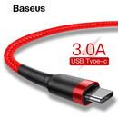 Cable Baseus USB a Type-C 3.0A para carga y transferencia de datos, cable PD 3.0 para HuaWei / iPhone / XiaoMi / Samsung