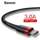 Cable Baseus USB a Type-C 3.0A para carga y transferencia de datos, cable PD 3.0 para HuaWei / iPhone / XiaoMi / Samsung