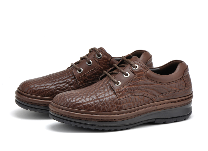 morestart/莫诗达 奢华商务休闲皮鞋 舒适大象纹真皮 高档商务手工